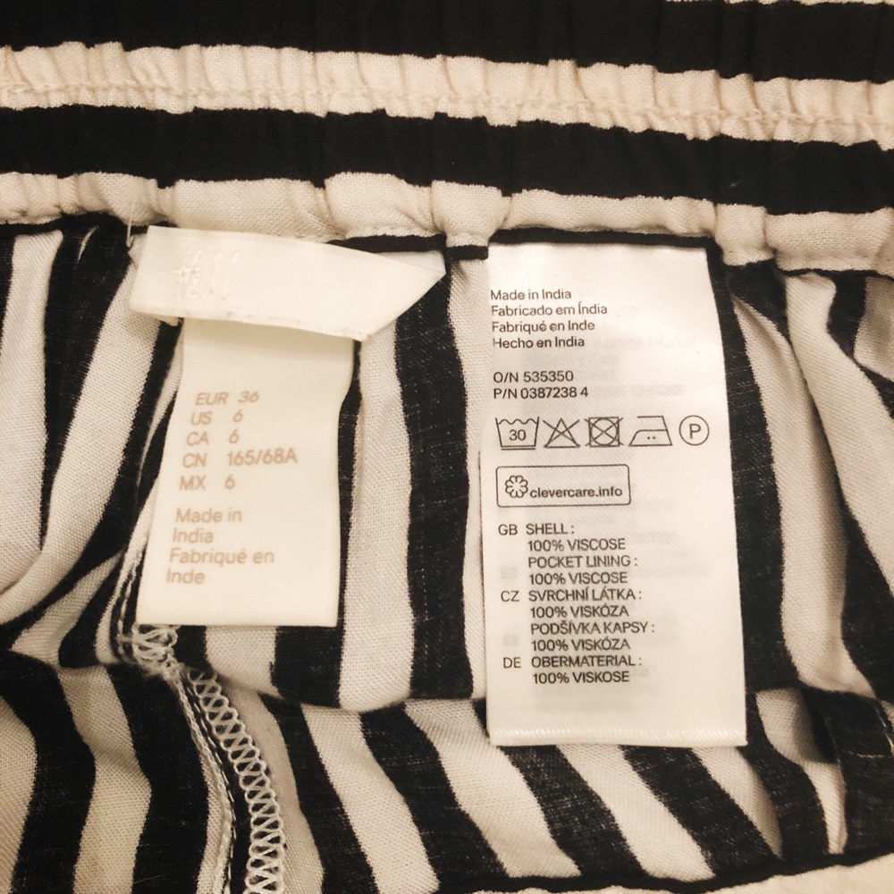 Black & White Striped Shirts